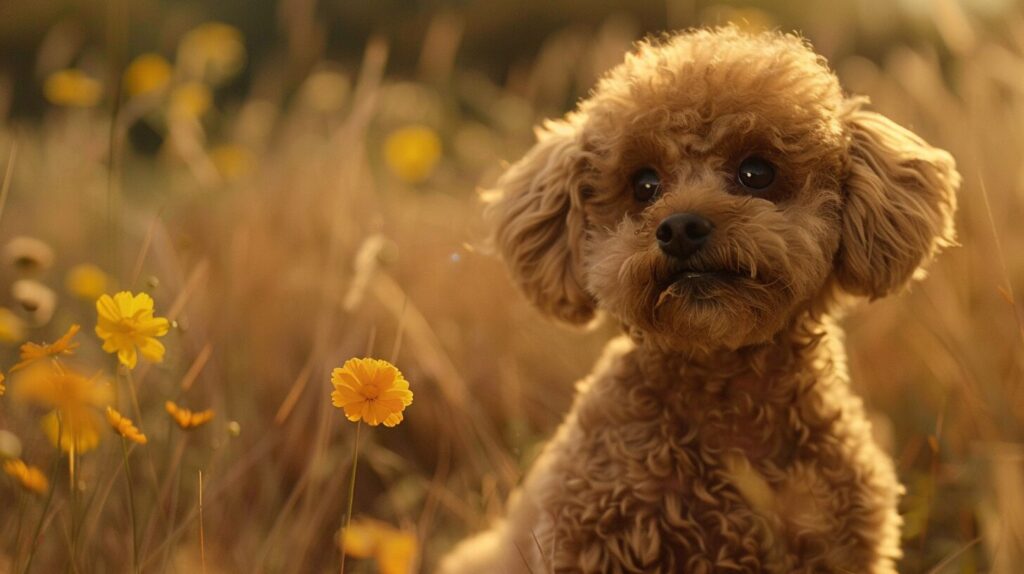 トイプードル犬/ Toy Poodle Dog