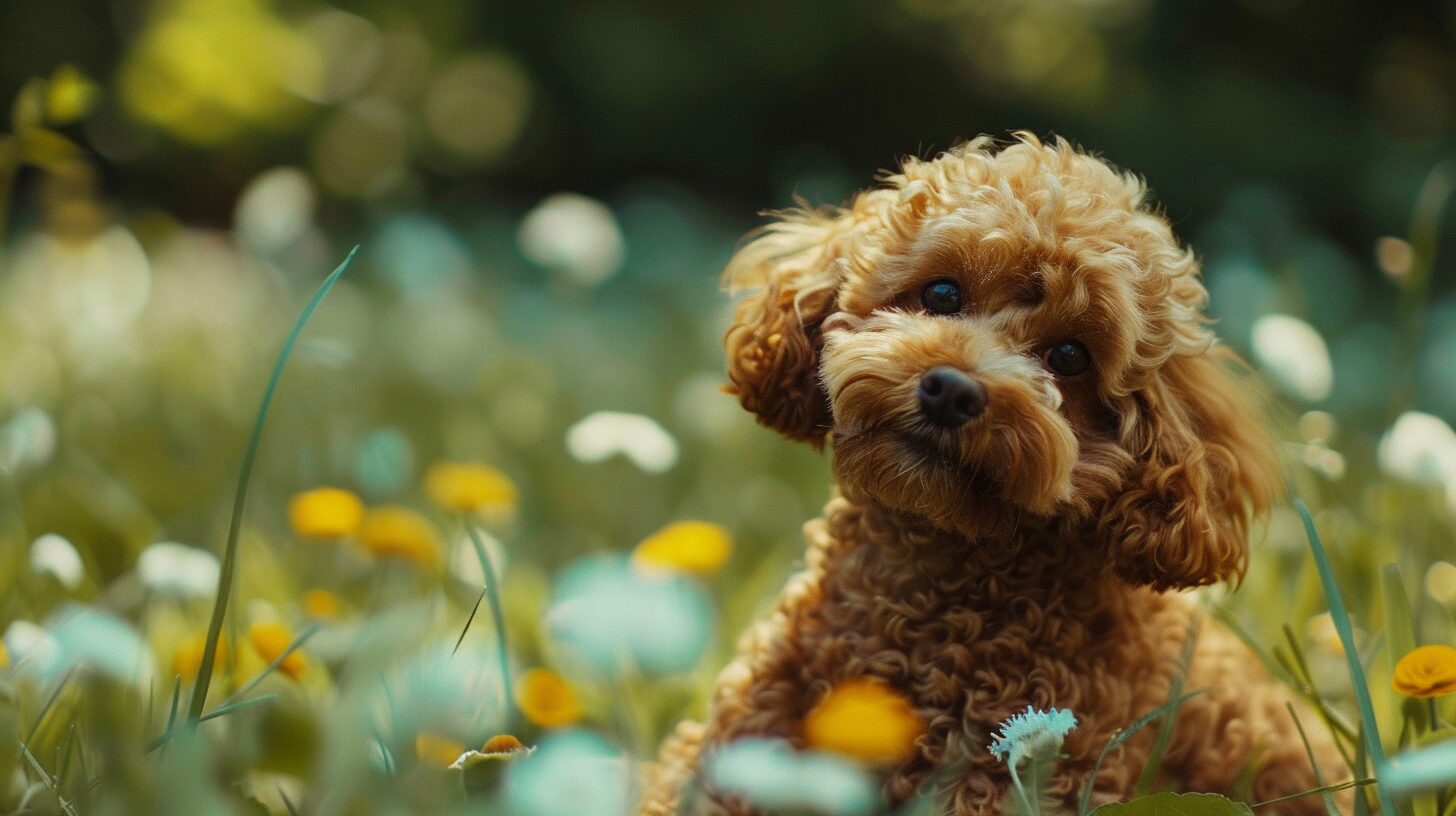 トイプードル犬/ Toy Poodle Dog